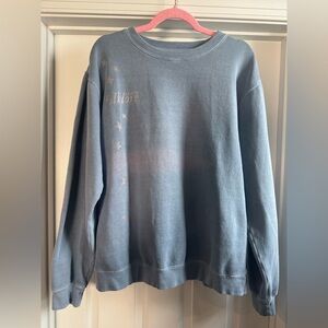 Authentic Taylor Swift Blue Folklore Crewneck Sweatshirt